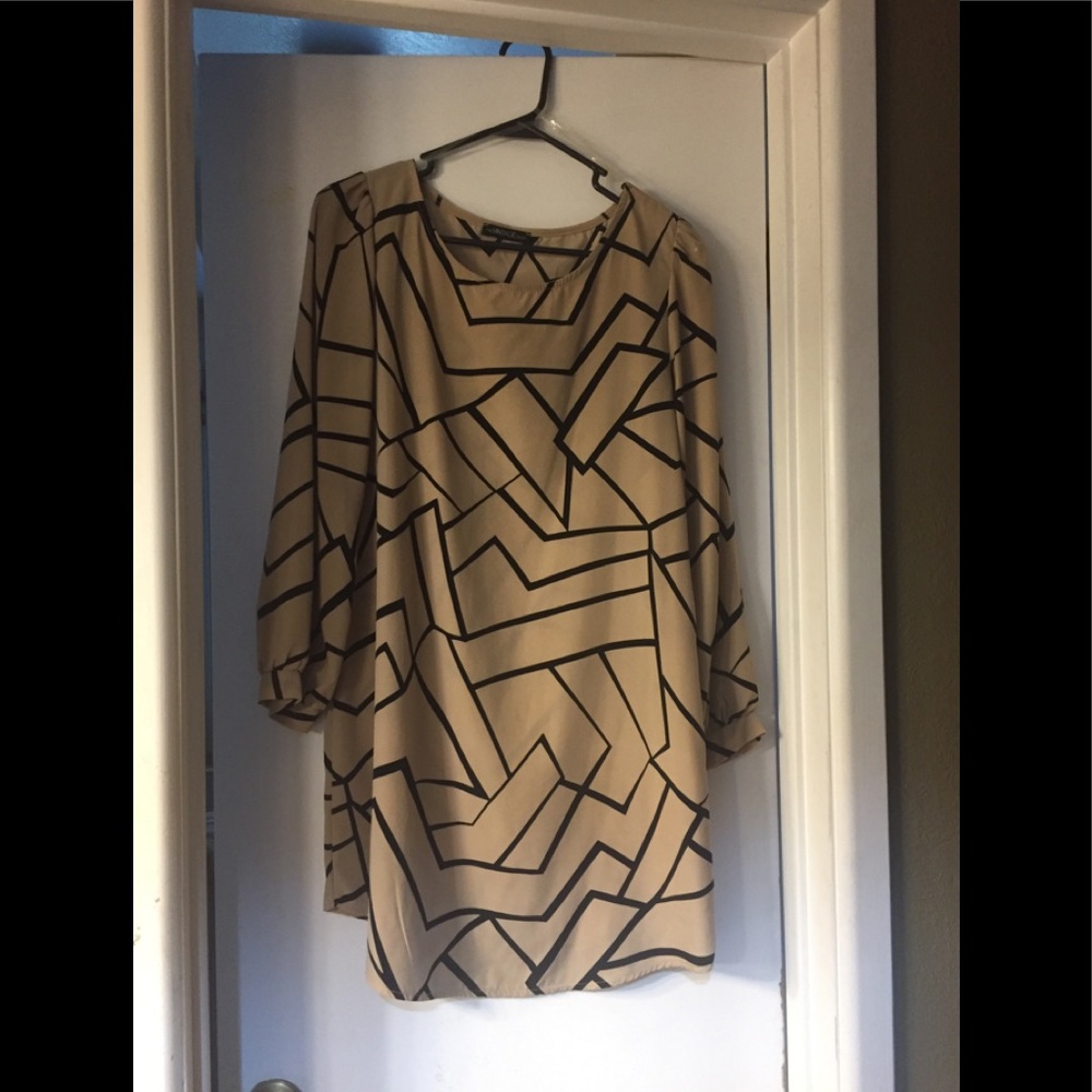 Tan Dress